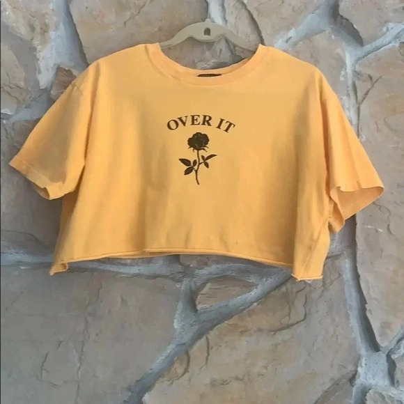 Forever 21 OVER IT crop top - Picture 1 of 5